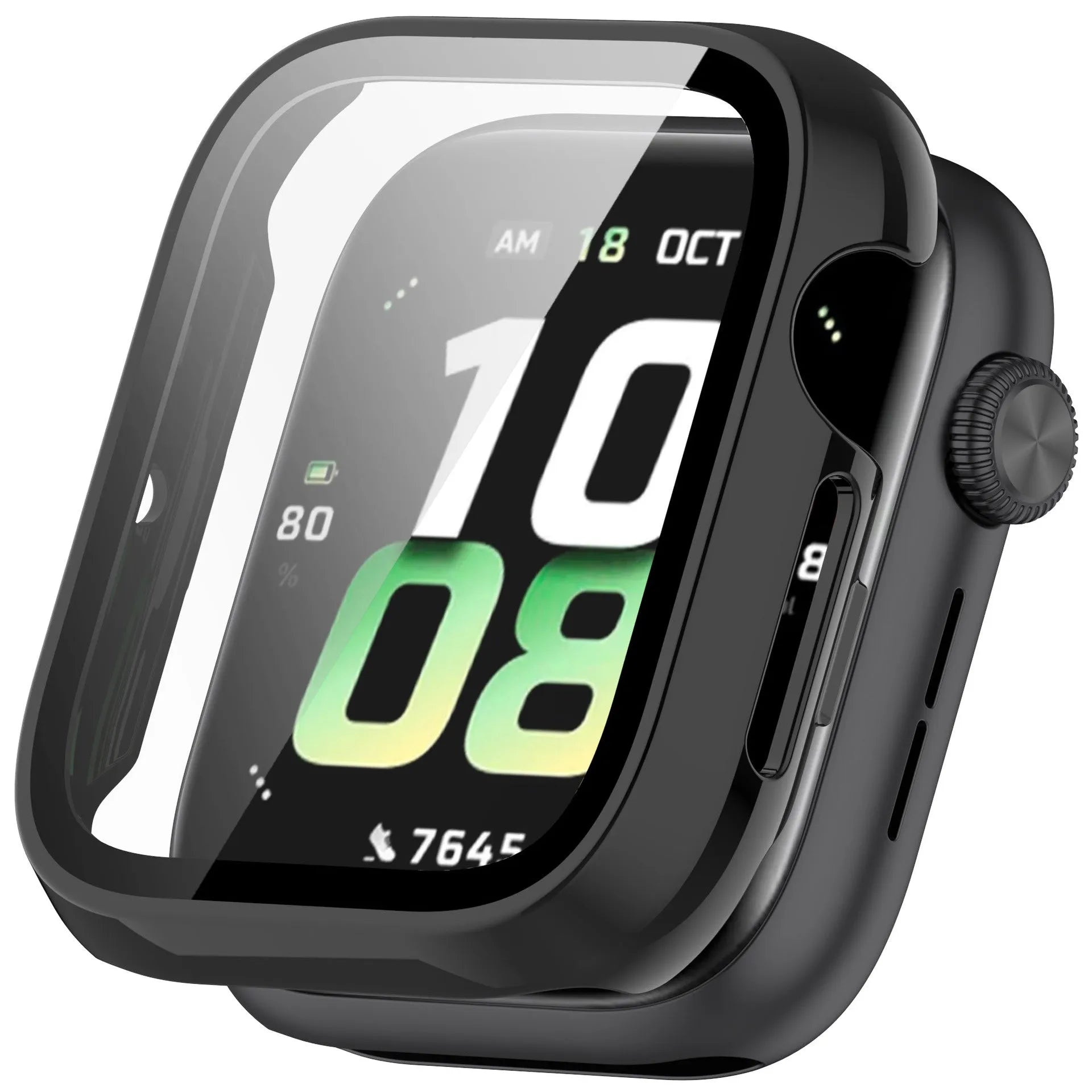 Honor Watch 5 PC case met glas (zwart)