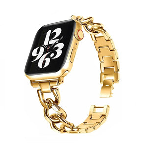 Apple Watch steel chain band (goud)