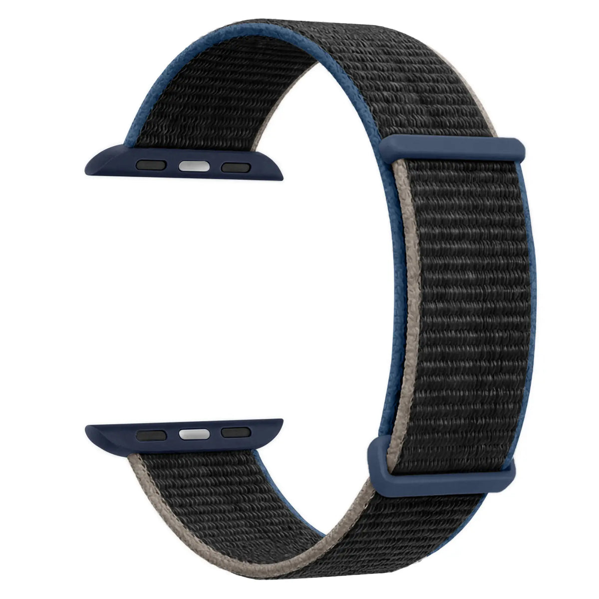 Apple Watch nylon loop bandje (charcoal)