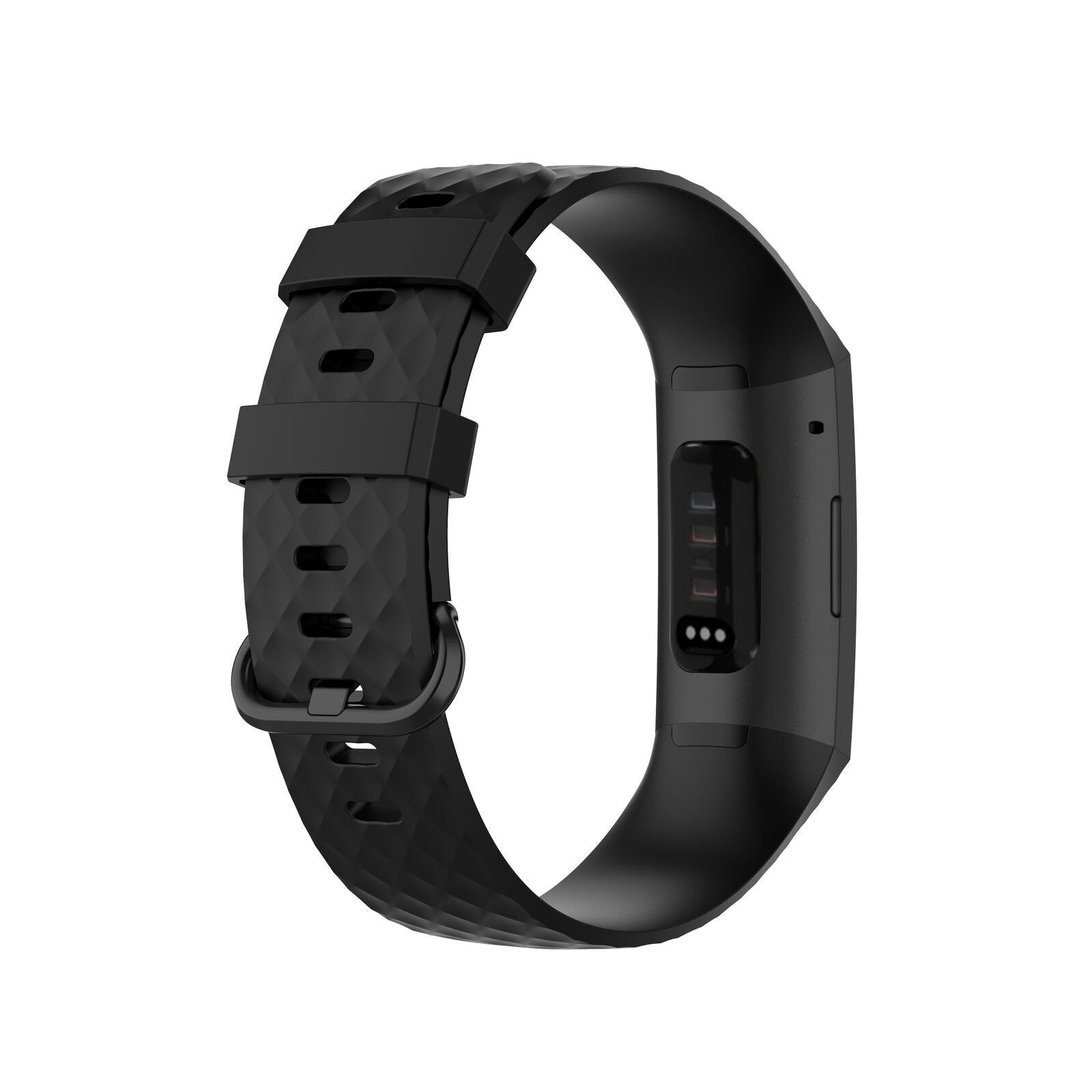 Fitbit Charge 4 silicone band (zwart)