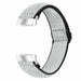 Fitbit Charge 3 elastisch bandje (zwart/wit)