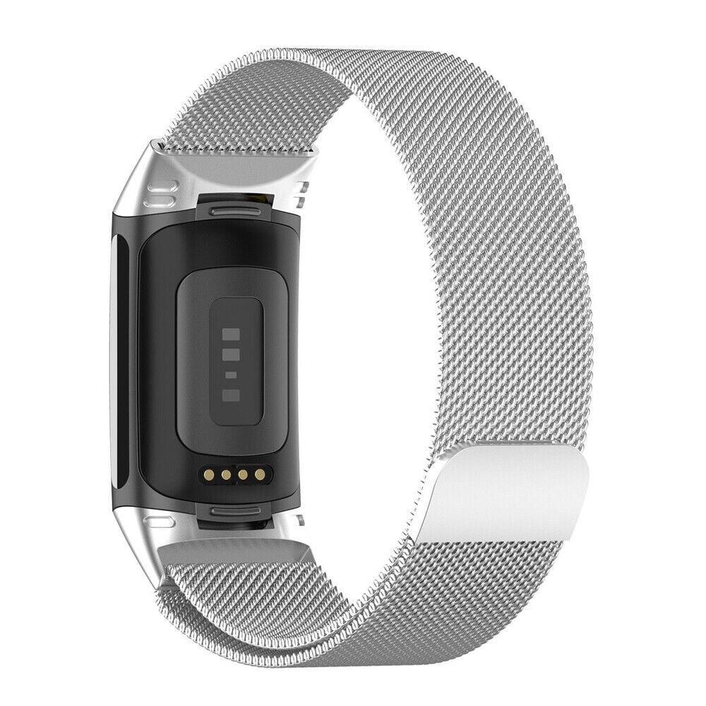Fitbit Charge 5 Milanese band (zilver)