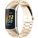 Fitbit Charge 5 stalen band (champagne)