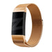 Bandz Fitbit Charge 4 Milanese Loop Strap (Rose Gold)