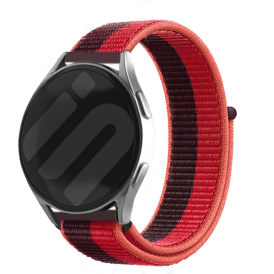 Withings ScanWatch Nova nylon bandje (cherry magento)