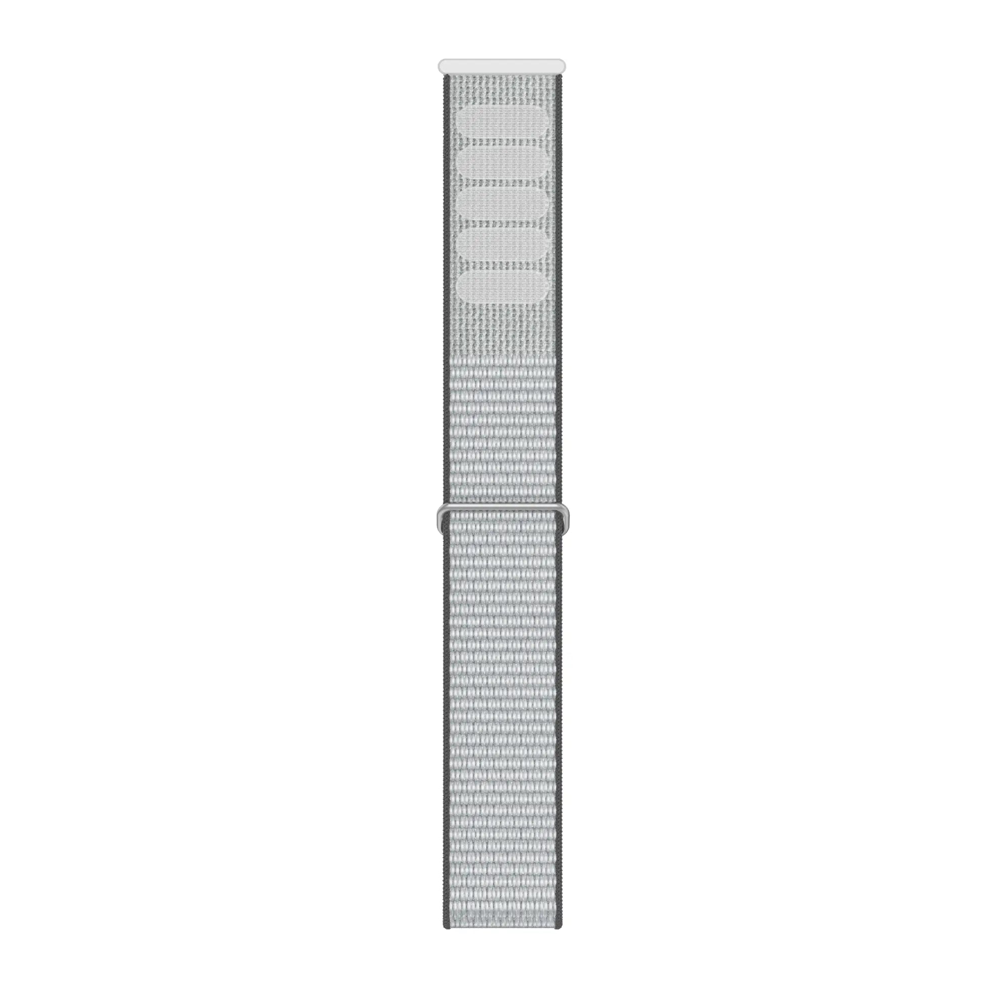 Bandz Garmin Cirqa nylon band voor biceps (grijs/wit)