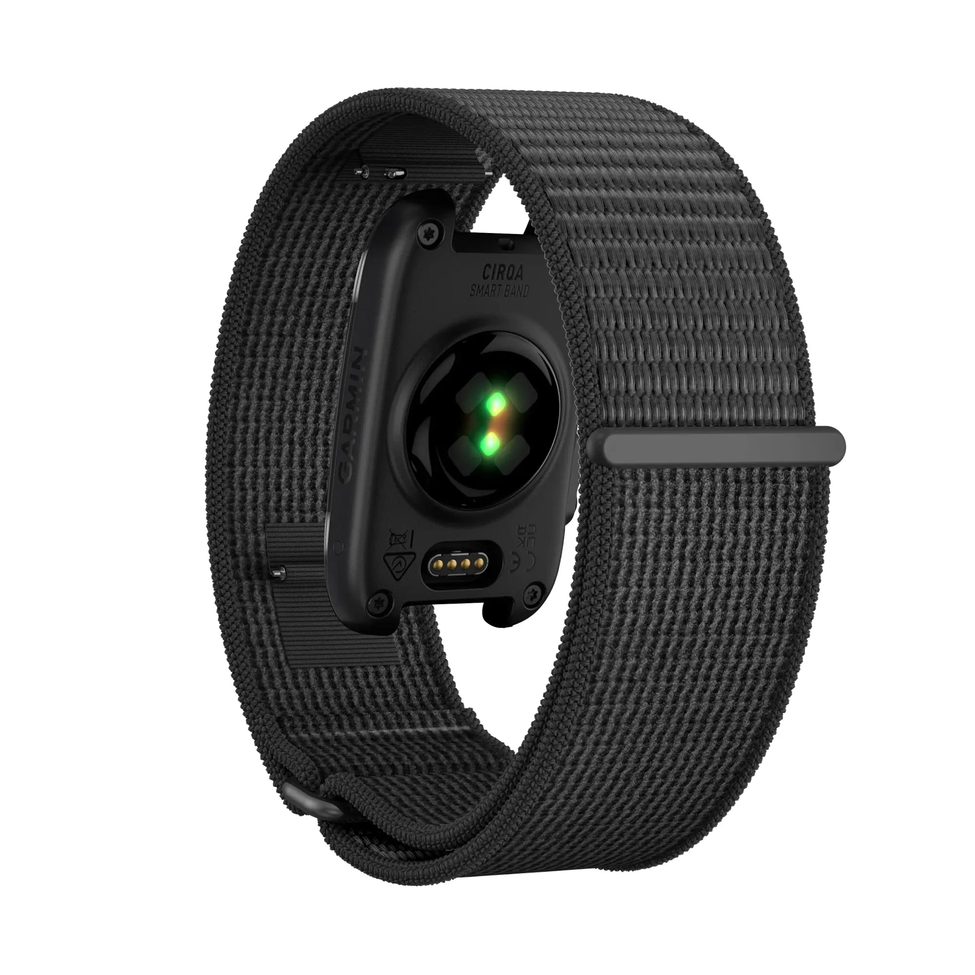 Bandz Garmin Cirqa nylon band voor biceps (zwart)