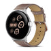 Google Pixel Watch 4 - 45mm modern leren band (coco)