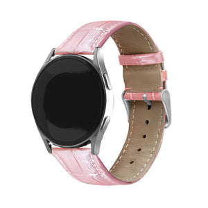 Withings Steel HR Sport Crocodile Leather Grain Strap (Pink)
