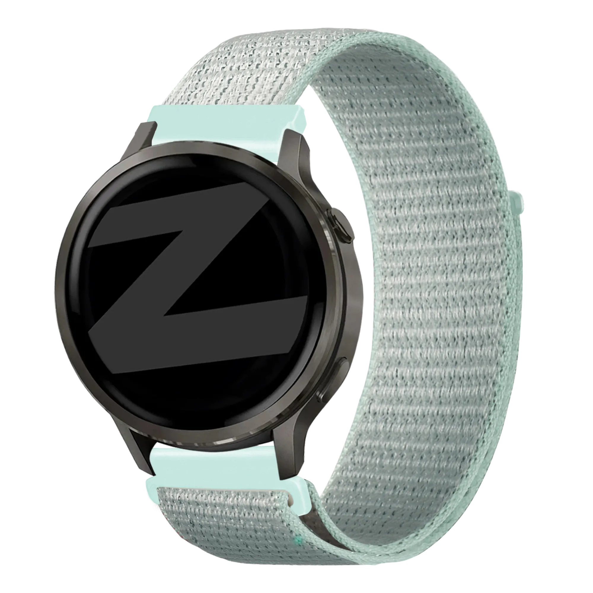 Bandz Garmin Forerunner 645 Nylon Loop Strap (Light Cyan)