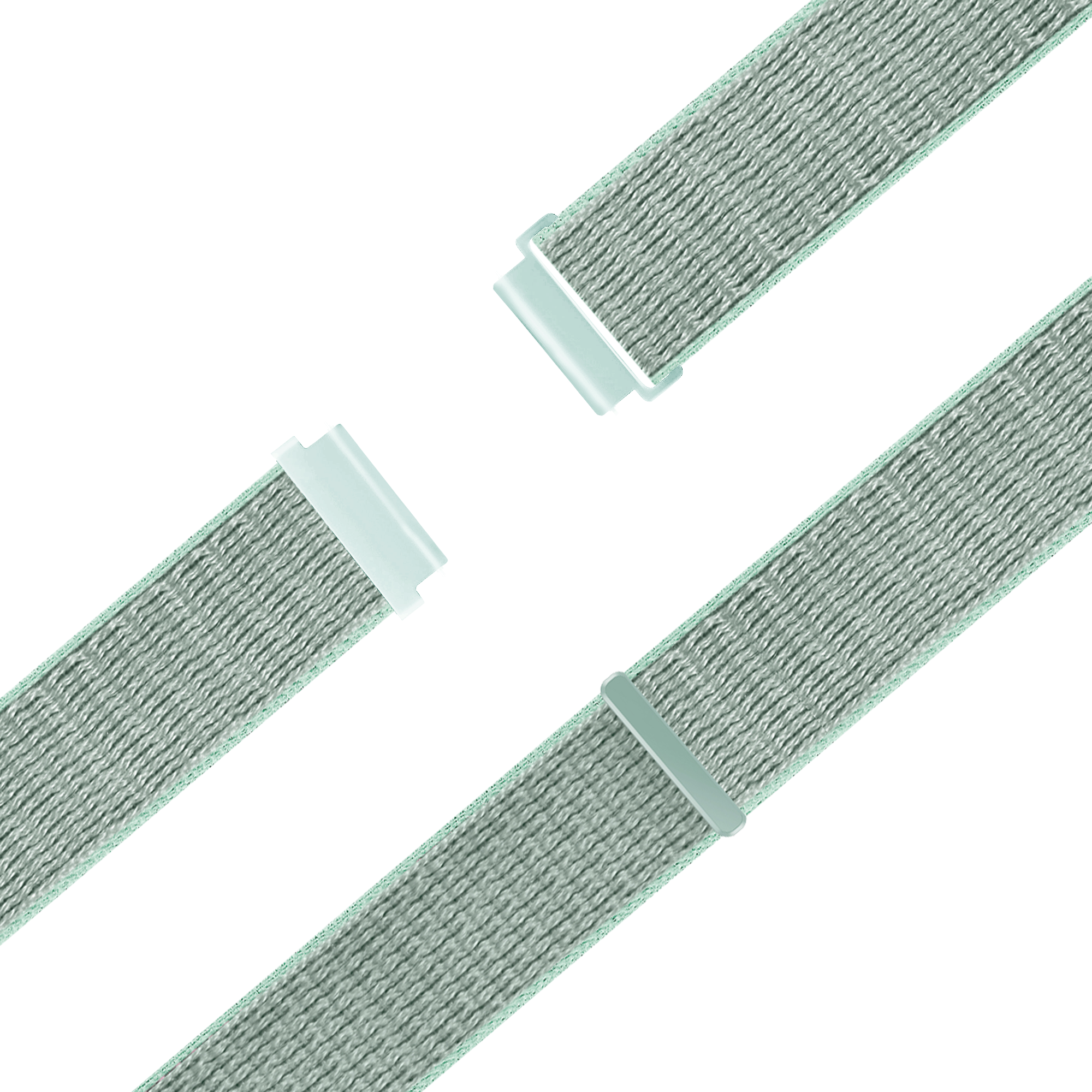 Bandz Garmin Venu 2s nylon loop band (licht cyaan)