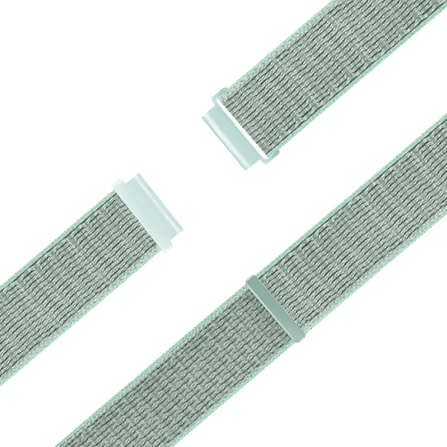 Bandz Garmin Vivomove 3s nylon loop band (licht cyaan)