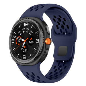Samsung Galaxy Watch 8 - 44mm siliconen air bandje (donkerblauw)