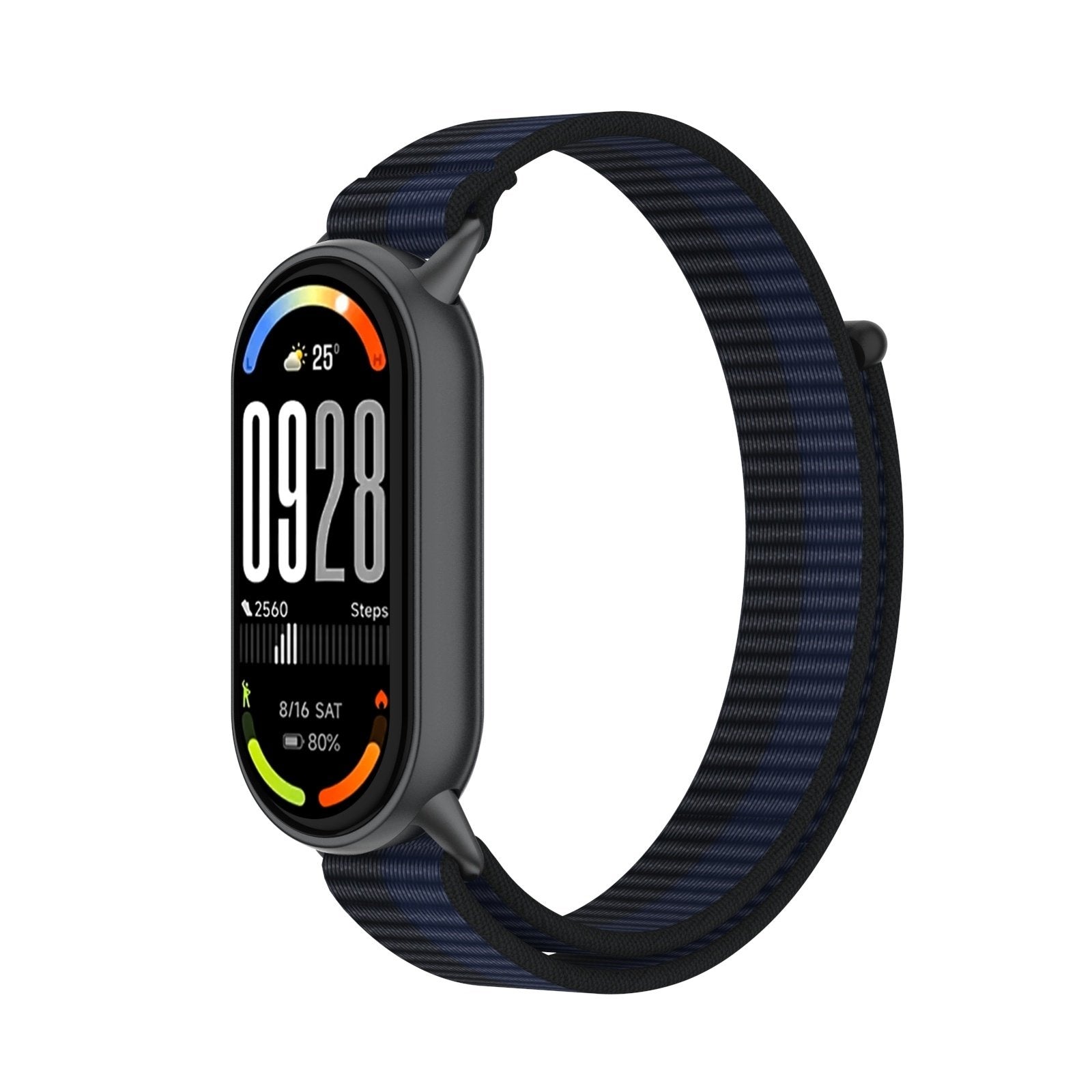 Xiaomi Smart Band 10 modern nylon band (donkerblauw)