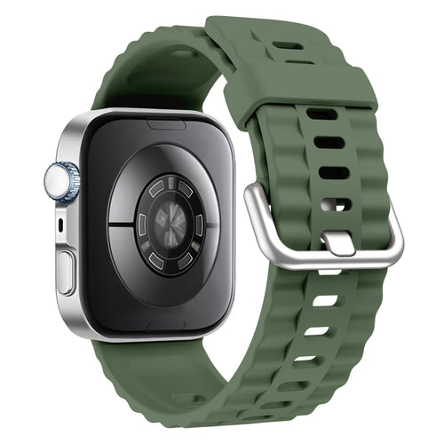 Huawei Watch Fit 4 siliconen classic bandje (donkergroen)
