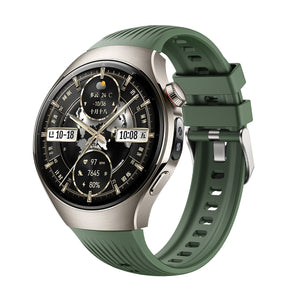 Huawei Watch 5 - 46mm siliconen bandje 'perfect fit' (donkergroen)