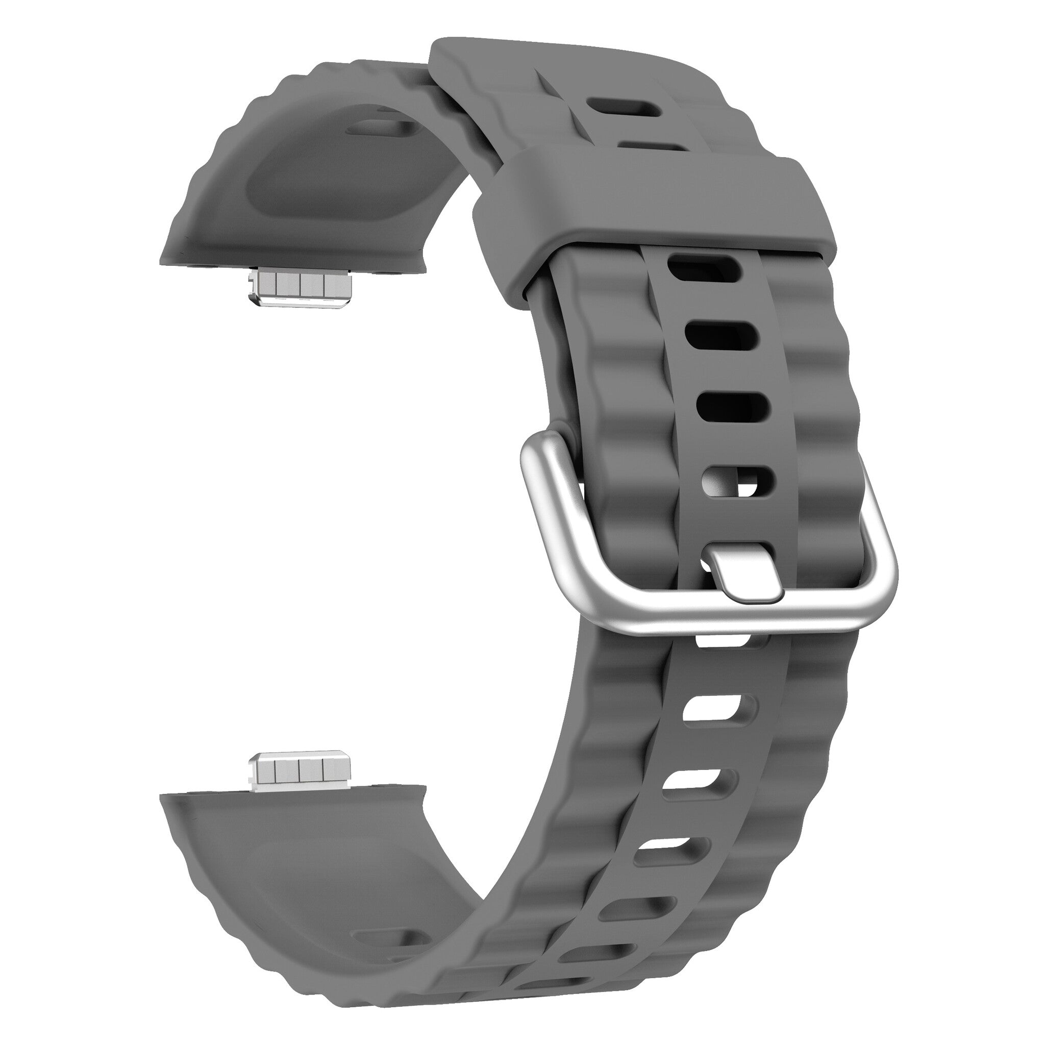 Huawei Watch Fit 3 siliconen classic bandje (donkergrijs)