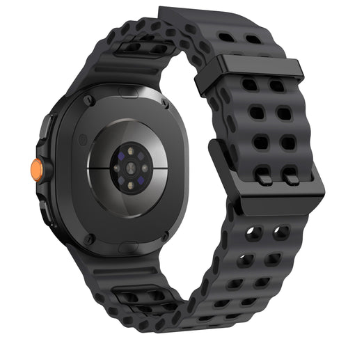 Samsung Galaxy Watch 8 - 44mm Ocean bandje (donkergrijs/zwart)