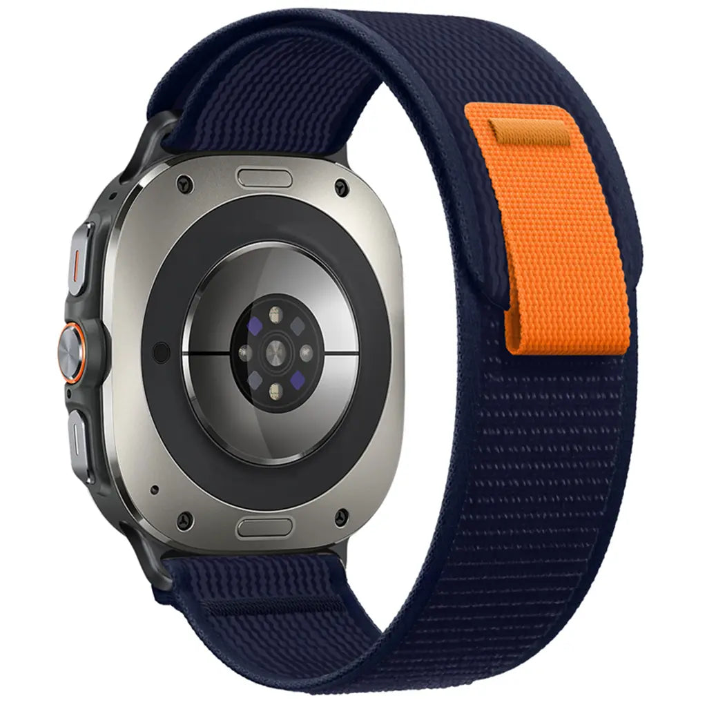 Samsung Galaxy Watch Ultra 2 trail nylon band (donkerblauw)