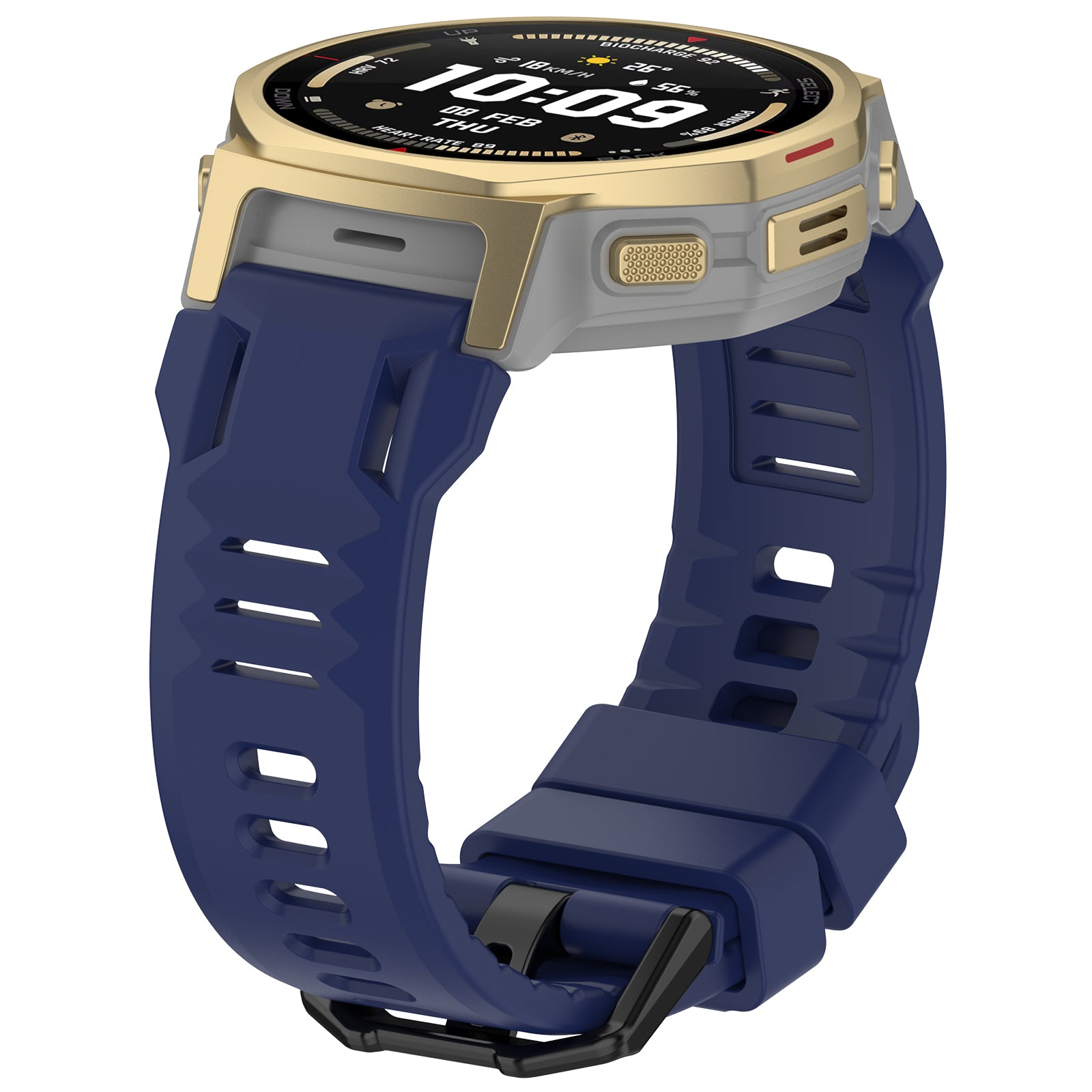 Amazfit T-Rex 3 Pro - 44mm Silicone Strap (Dark Blue)
