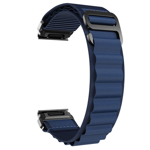 Garmin Fenix 8 - 51mm Alpine Nylon Strap (Dark Blue)
