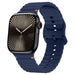 Apple Watch Wave Silicone Strap (Dark Blue)