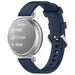 Pebble Round 2 - 14mm siliconen classic bandje (donkerblauw)