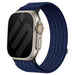 Apple Watch ultradunne nylon band (azure blauw)
