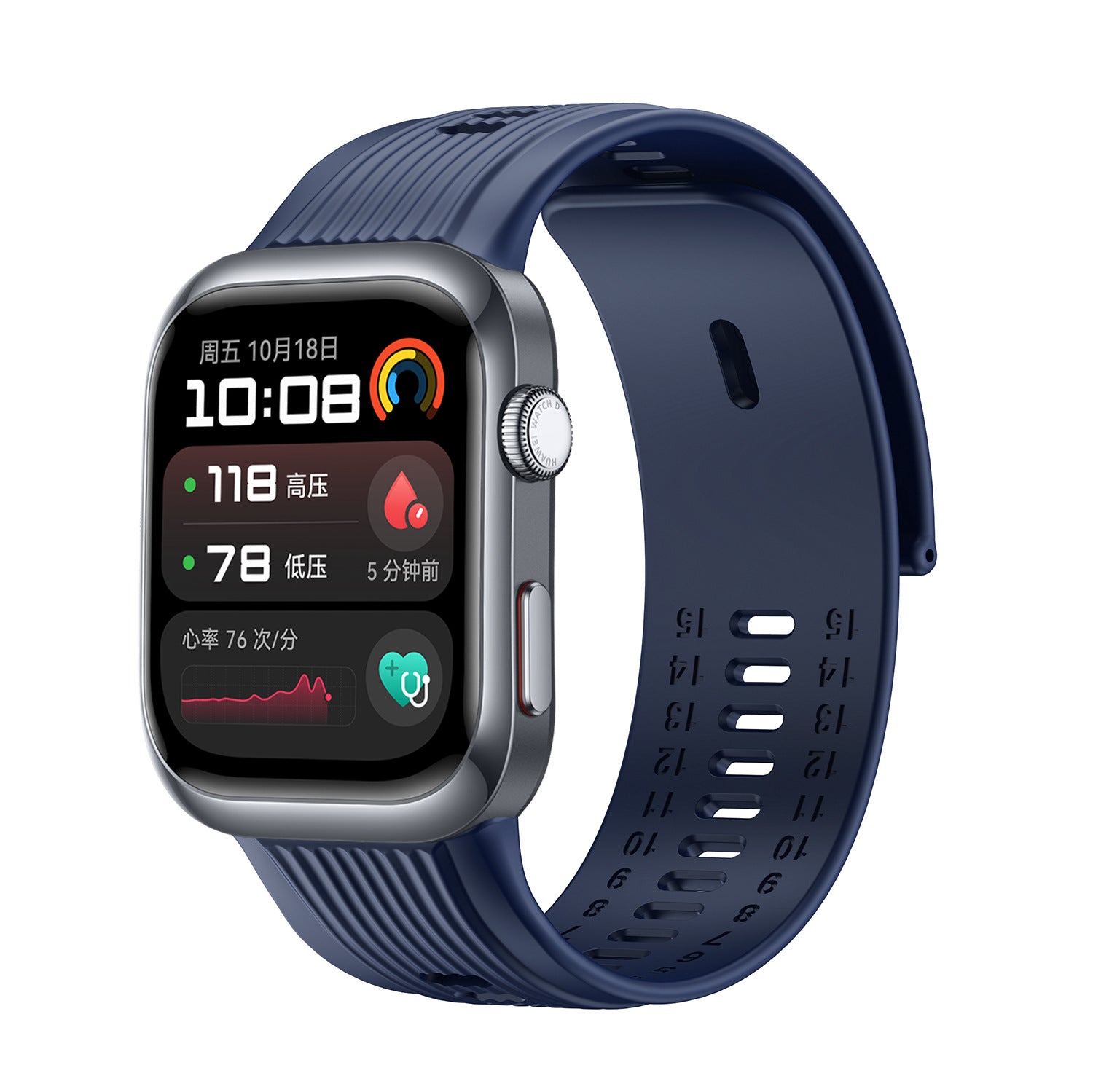 Huawei Watch D2 siliconen bandje (donkerblauw)