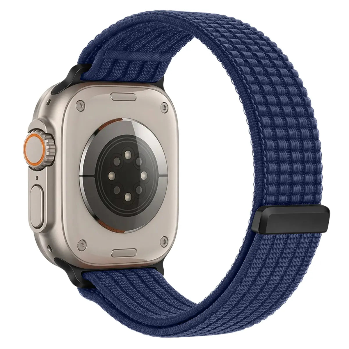 Apple Watch ultradunne nylon band (azure blauw)