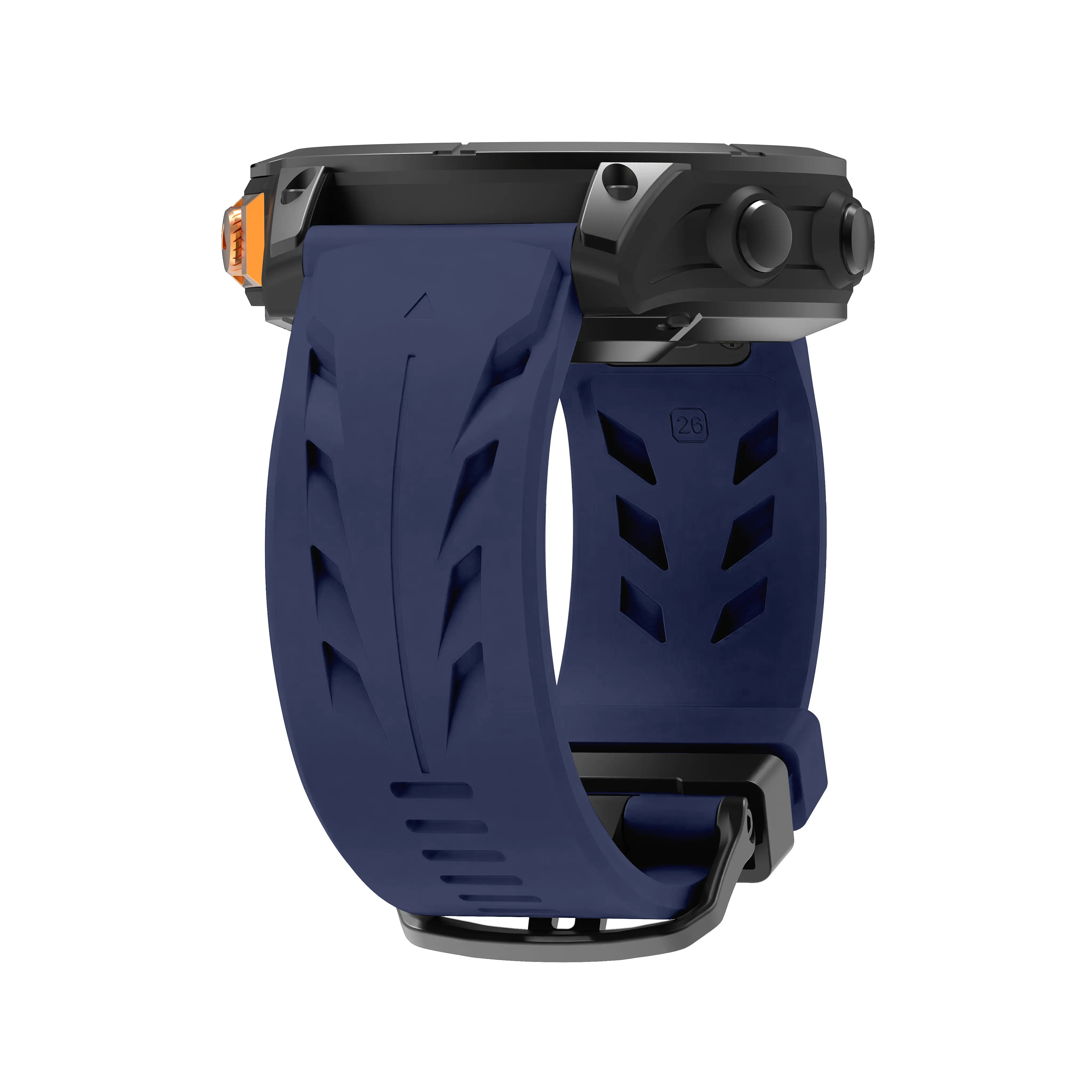 Garmin Epix Pro (Gen 2) 51mm race siliconen band (donkerblauw)