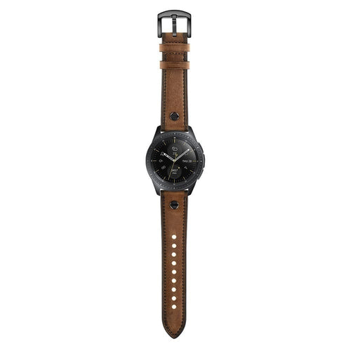 Coros Apex 42mm Leather Strap with Screw (Dark Brown)