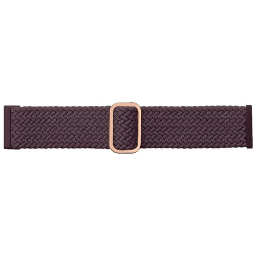 Fitbit Versa 3 Adjustable Woven Strap (Dark Cherry)