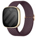 Fitbit Versa 3 Adjustable Woven Strap (Dark Cherry)