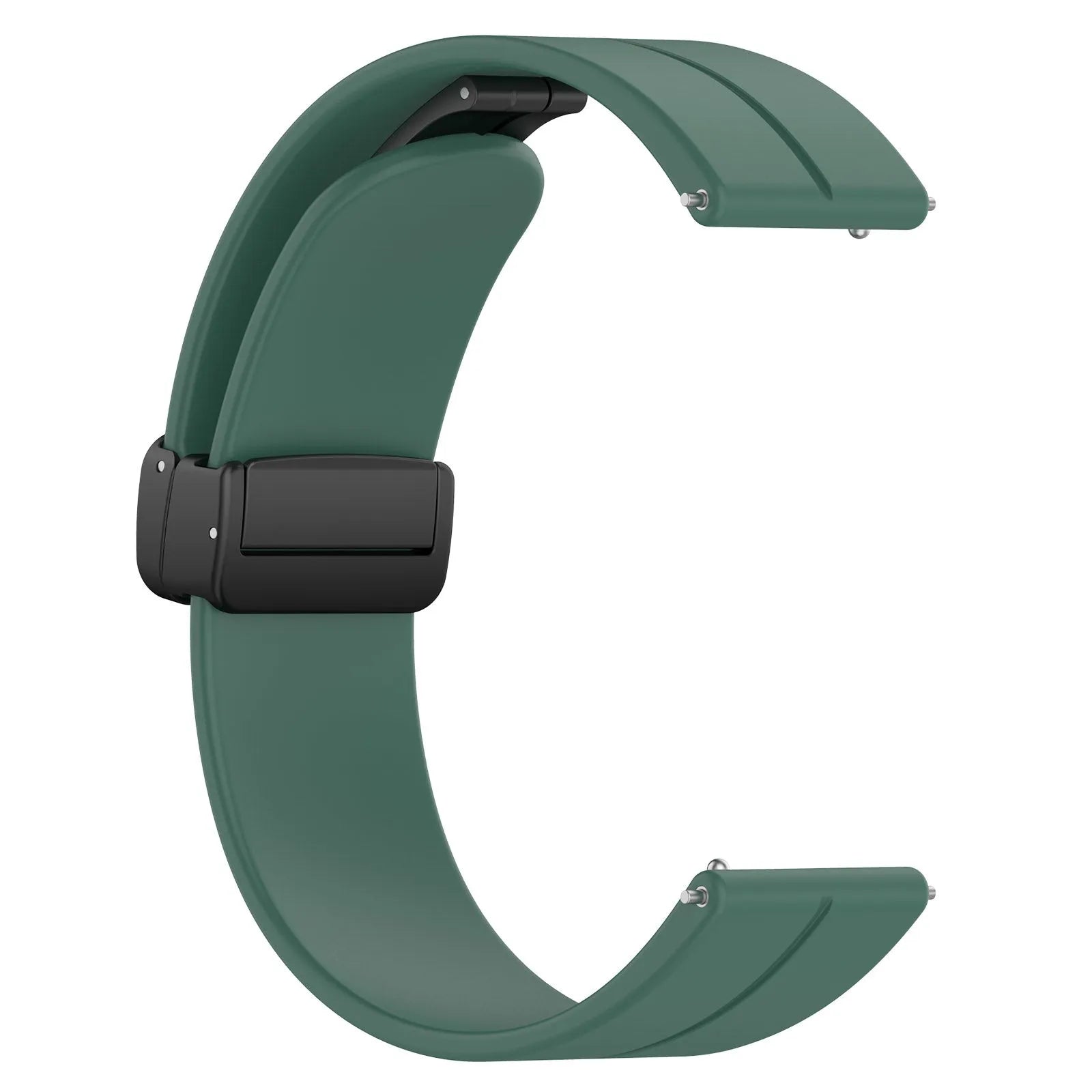 Amazfit Bip U (Pro) D-buckle siliconen bandje (donkergroen)