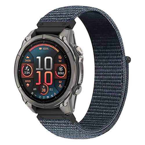 Garmin Epix Pro (Gen 2) 51mm premium nylon band (donkergrijs)