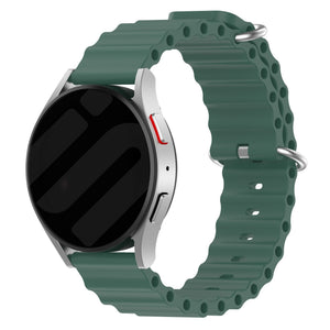 Huawei Watch 5 - 46mm Ocean bandje (donkergroen)