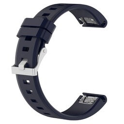 Garmin Instinct E - 45mm glossy silicone band (donkerblauw)
