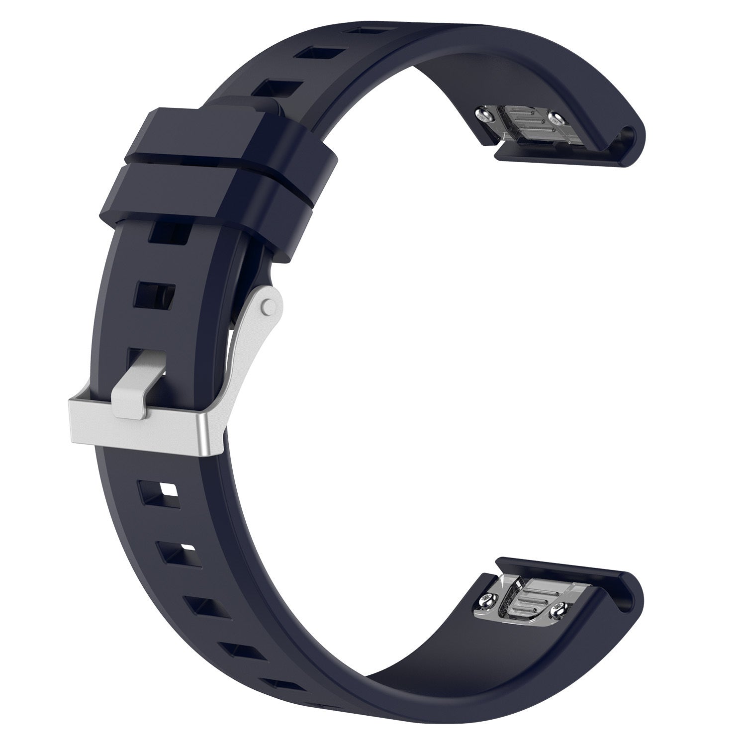 Garmin Fenix 7 glossy silicone band (donkerblauw)