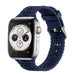 Apple Watch Patterned Silicone Strap (Dark Blue)