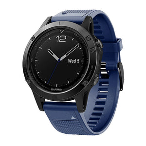 Garmin MARQ siliconen bandje (donkerblauw)