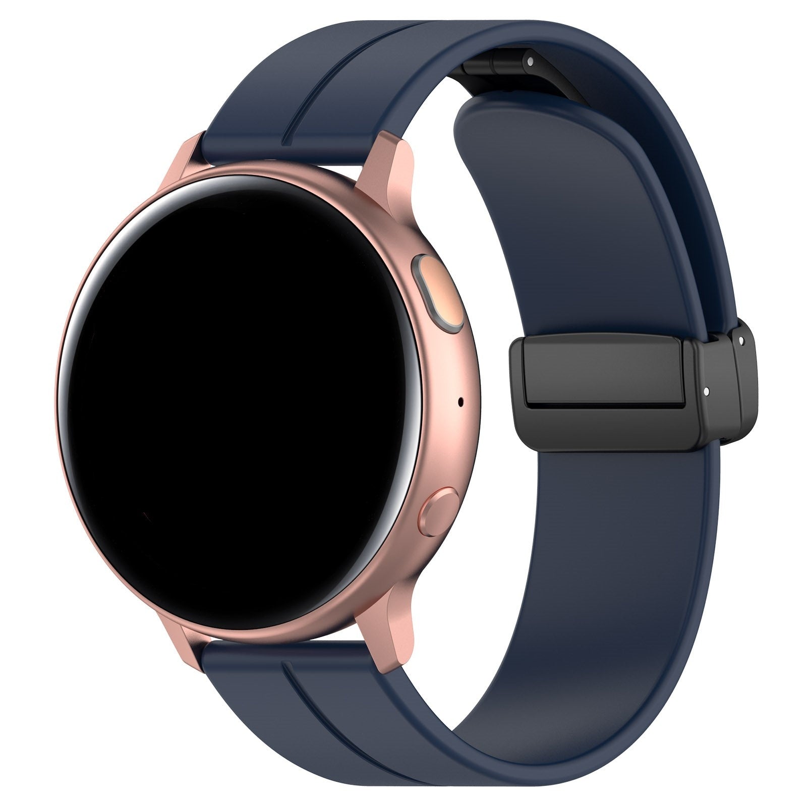 Amazfit GTS 4 D-buckle siliconen bandje (donkerblauw)