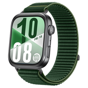 Huawei Watch Fit 5 Wave Nylon Strap (Dark Green)