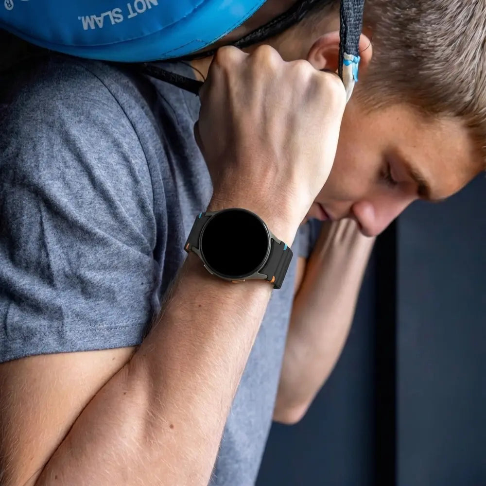 Bandz Samsung Galaxy Watch 6 Classic - 43mm Wave Strap 'Easy Fit' (Black)