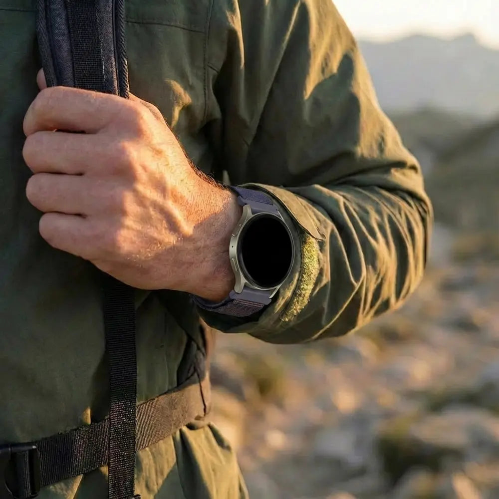 Bandz Amazfit Bip 3 (Pro) Alpine nylon band (indigo)