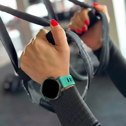 Bandz Garmin Venu 2s Sport Strap with Buckle (Aqua/Black)