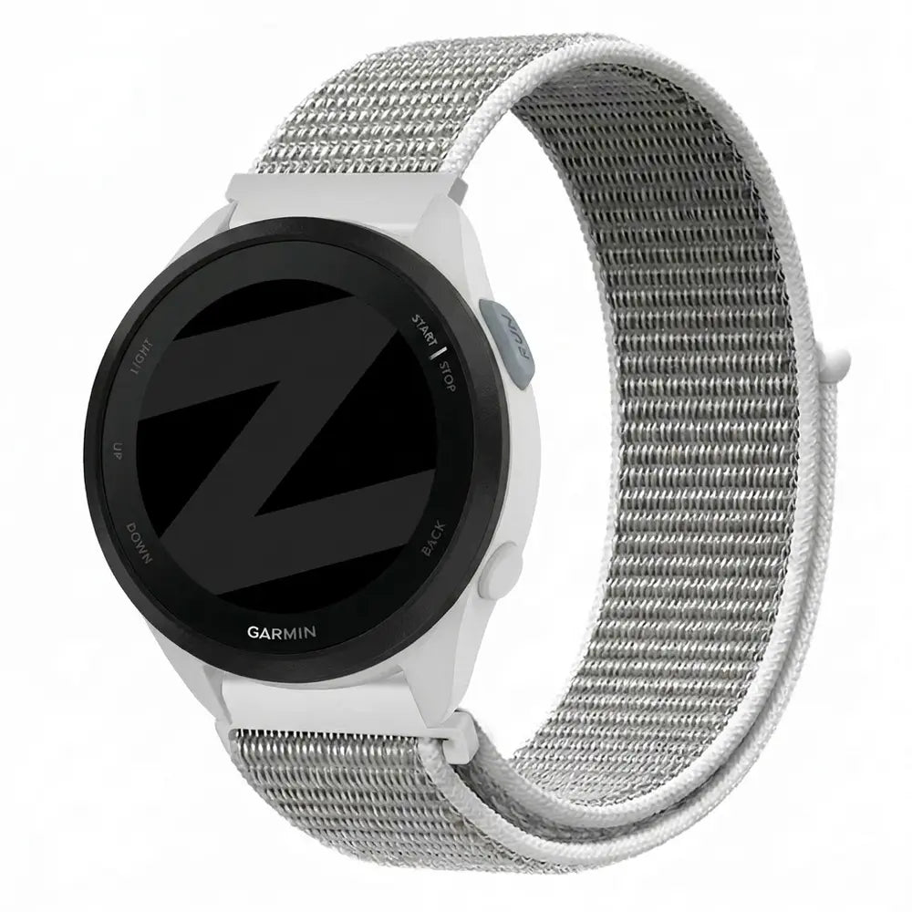 Bandz Garmin Forerunner 165 Nylon Loop Strap (Grey)