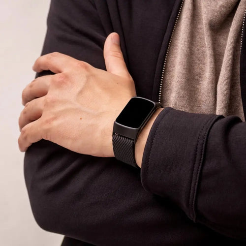 Fitbit Charge 5 Milanese band (zwart)
