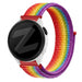 Bandz Garmin Forerunner 165 Nylon Loop Strap (Rainbow)