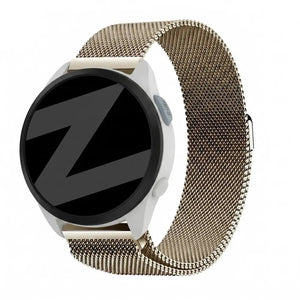 Bandz Garmin Forerunner 165 Milanese Loop Strap (Champagne Gold)